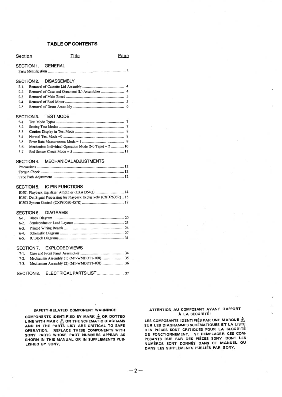 SONY WMD-DT1电路原理图 .pdf_第2页