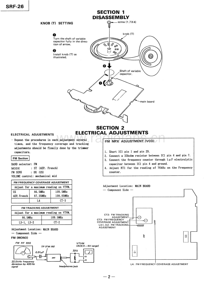 sony_srf-26 电路原理图.pdf_第2页