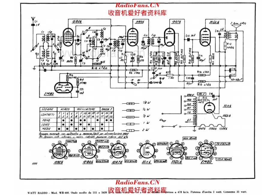 Watt Radio WR460_2 电路原理图.pdf_第1页