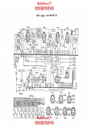 Watt Radio WR675 FD 电路原理图.pdf