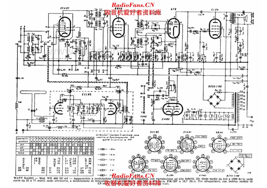 Watt Radio WR480 电路原理图.pdf_第1页