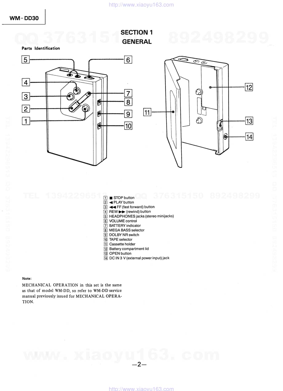 SONYwm-dd30电路原理图 .pdf_第2页