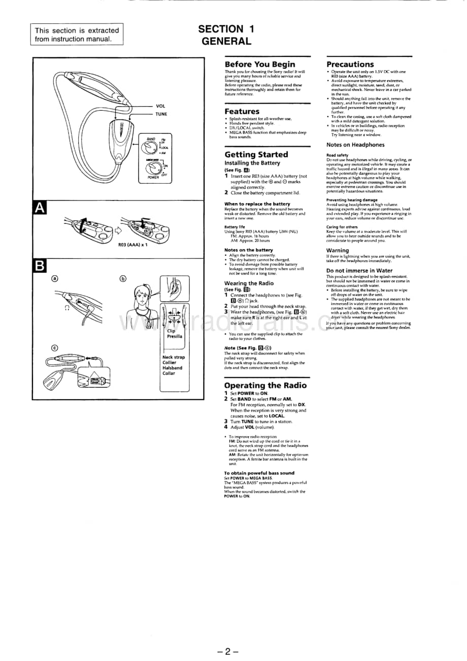 sony_srf-87_sm电路原理图 .pdf_第2页