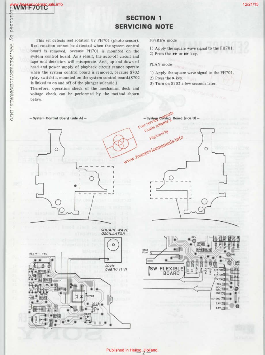 SONYwm-f701c电路原理图 .pdf_第2页