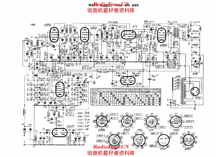 Watt Radio WR850 电路原理图.pdf_第1页