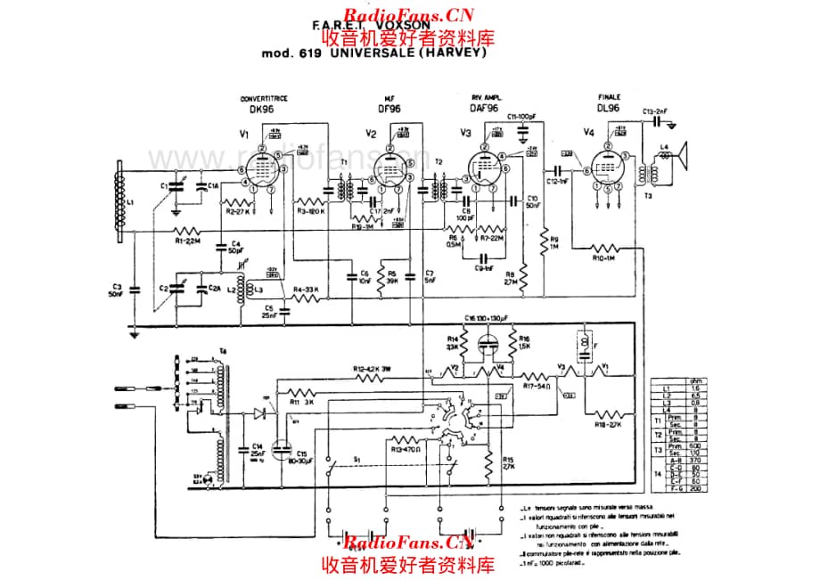 Voxson 619 Harvey alternate 电路原理图.pdf_第1页