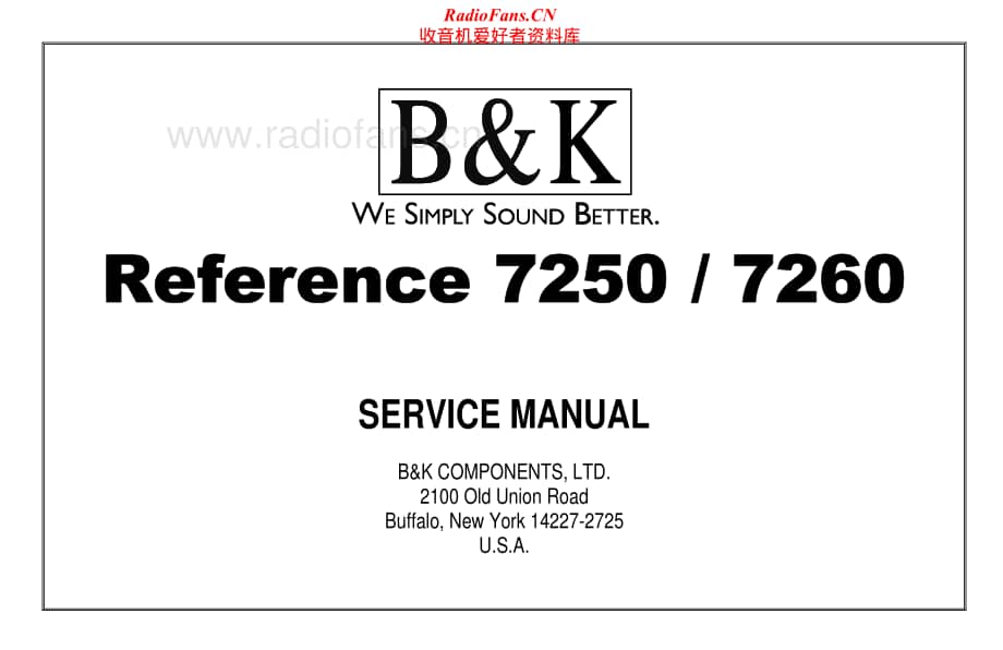 B&K-Reference7250-pwr-sm维修电路原理图.pdf_第1页