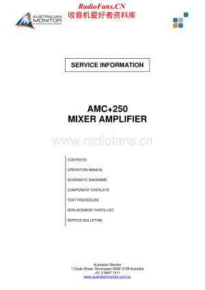 AustralianMonitor-AMCplus250-pwr-sm维修电路原理图.pdf
