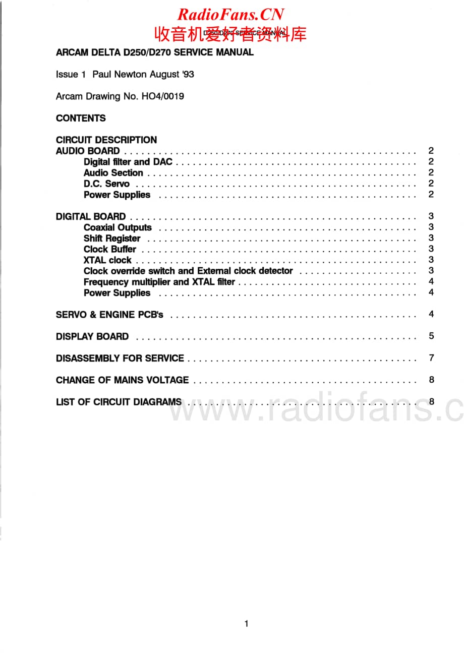 Arcam-D250-tape-sm维修电路原理图.pdf_第2页