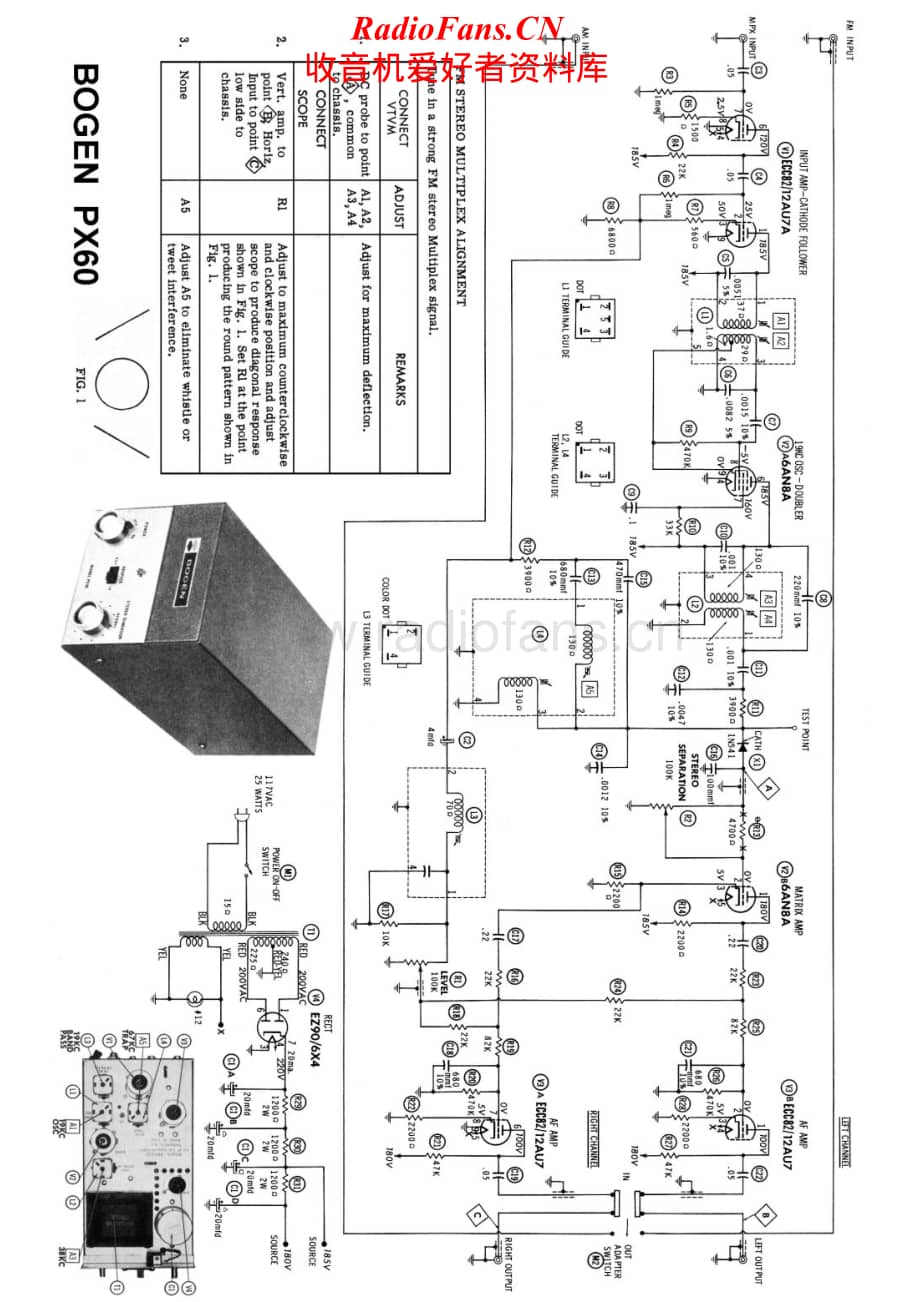 Bogen-PX60-pwr-sch维修电路原理图.pdf_第1页