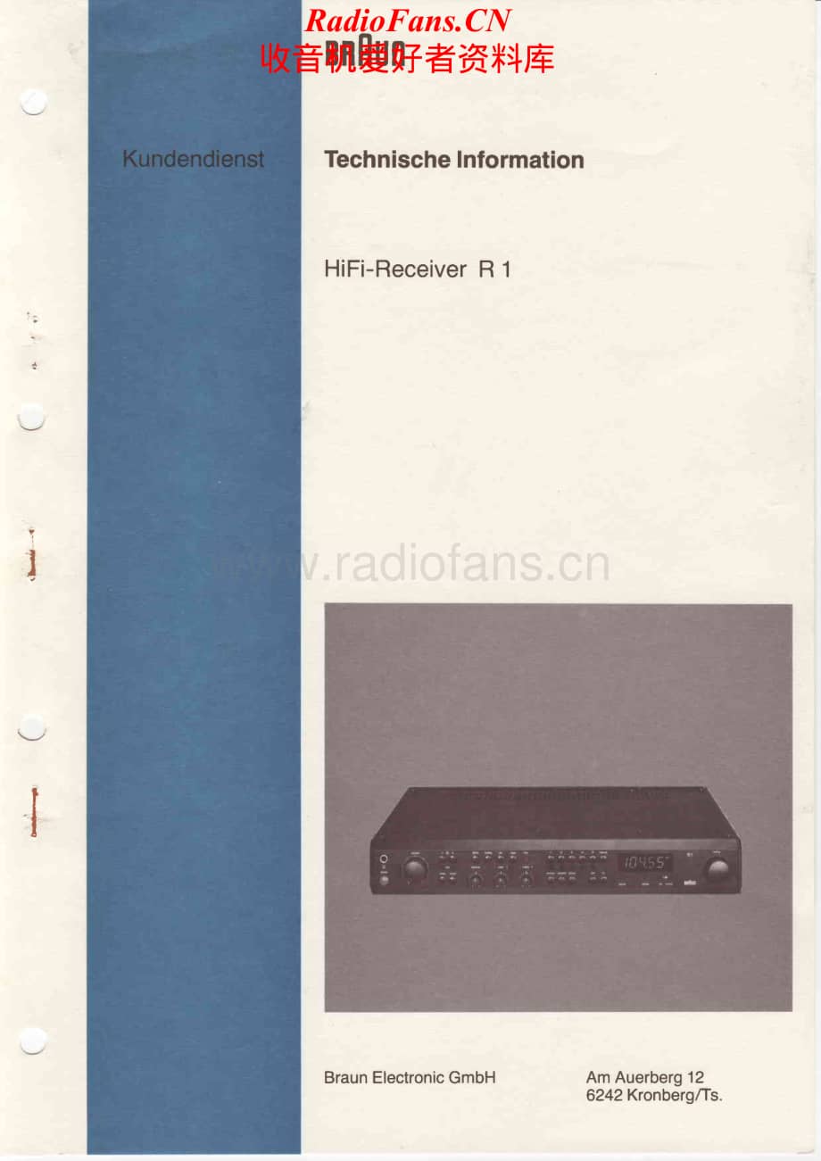 Braun-R1-rec-sm维修电路原理图.pdf_第1页