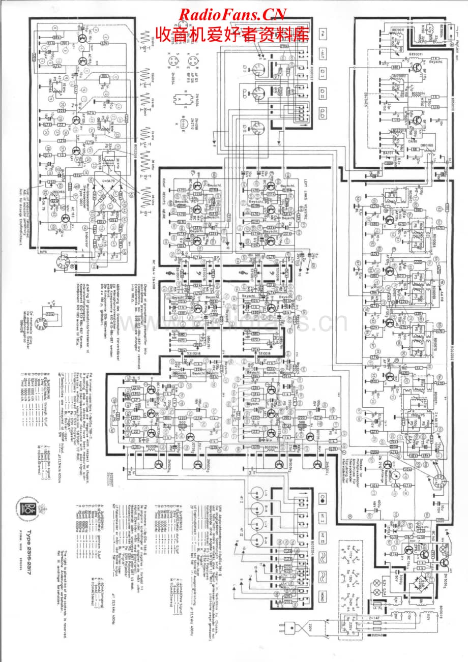 B&O-Beomaster1000-type-231x-1维修电路原理图.pdf_第1页