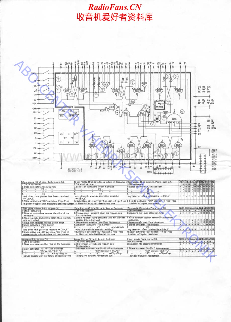 B&O-Beogram4000维修电路原理图.pdf_第1页