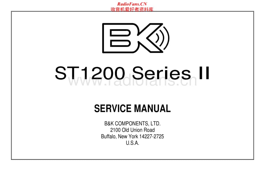 B&K-ST1200MK2-pwr-sch维修电路原理图.pdf_第1页