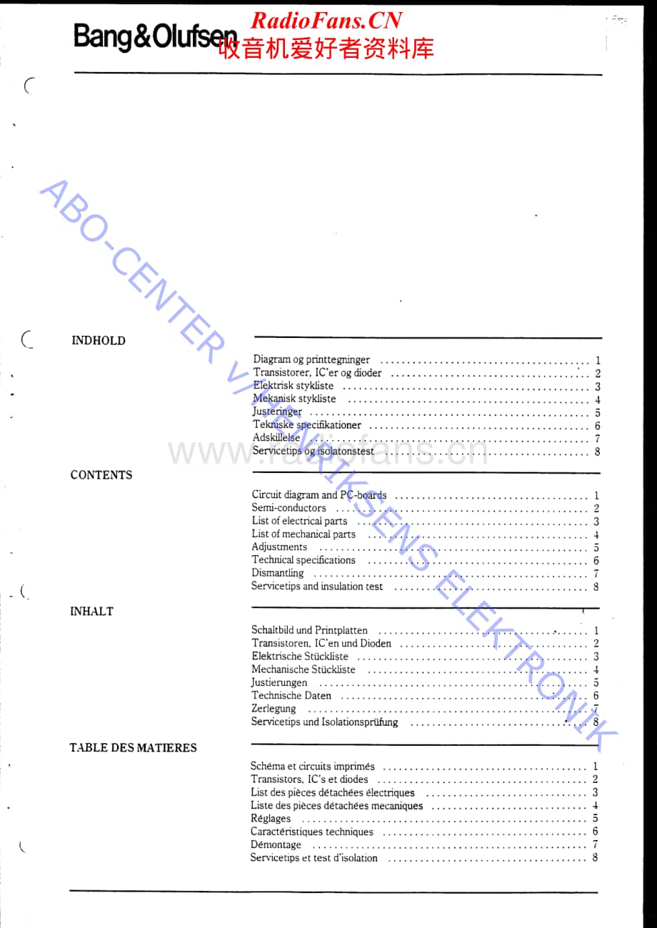 B&O-Beogram8000-type-561x-1维修电路原理图.pdf_第2页