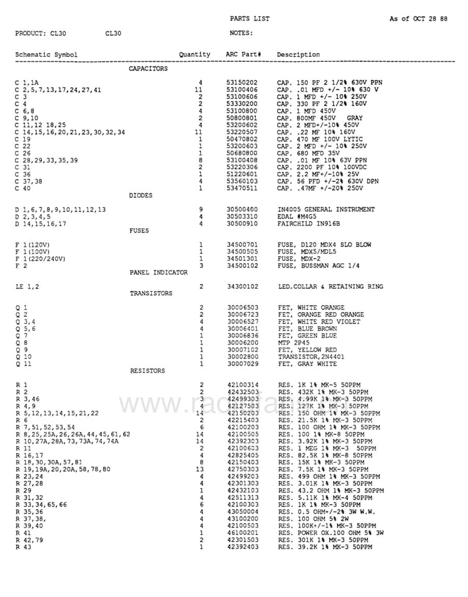 AudioResearch-Classic30-pwr-sch维修电路原理图.pdf_第3页