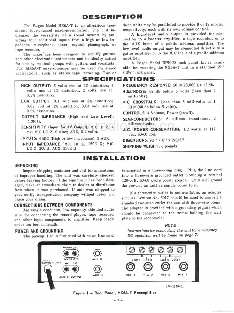 Bogen-MX6AT-pre-sm维修电路原理图.pdf_第3页