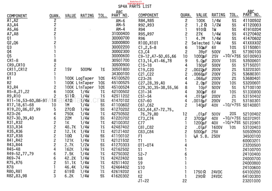 AudioResearch-SP4-pre-sch维修电路原理图.pdf_第2页