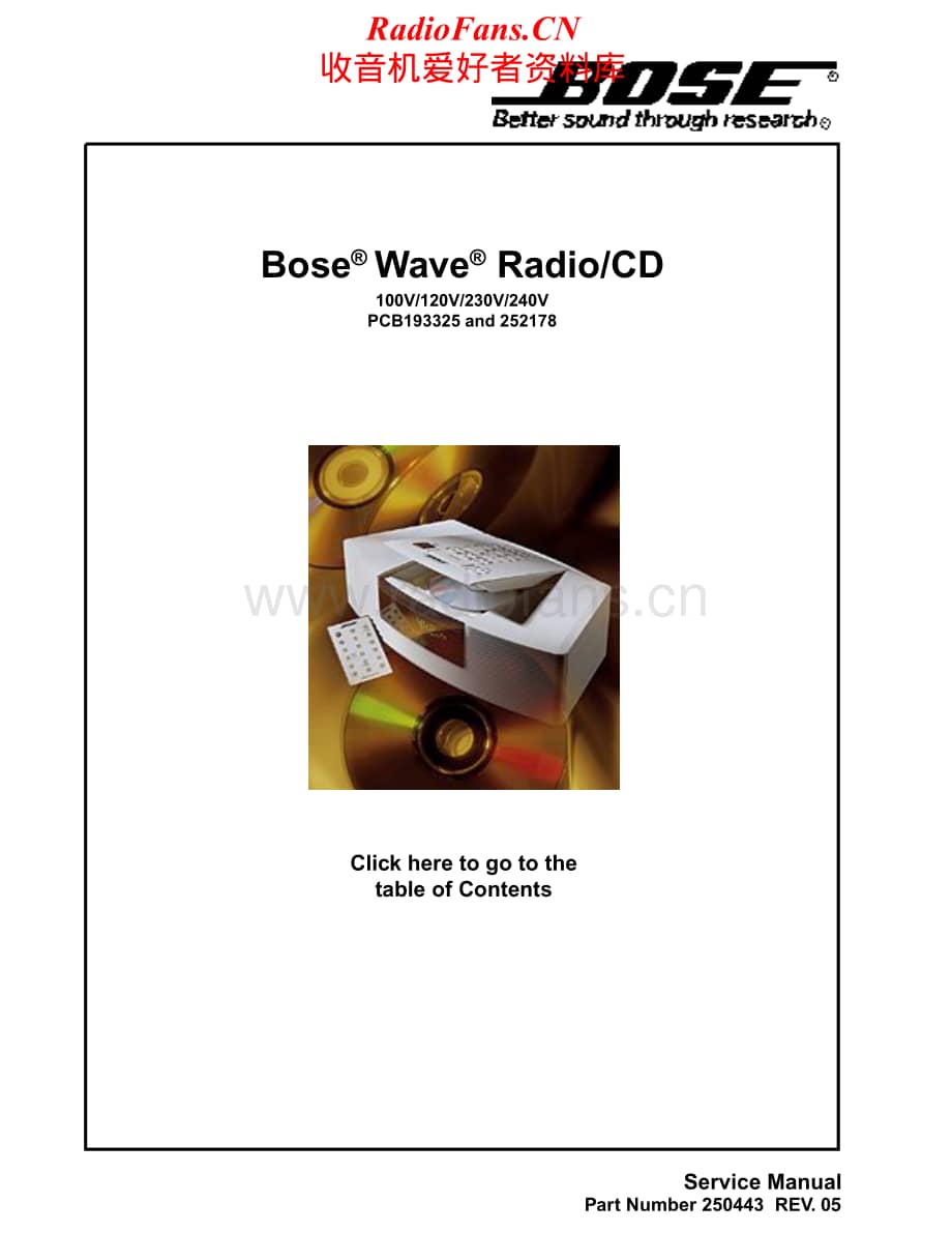 Bose-WaveCD-sm维修电路原理图.pdf_第1页