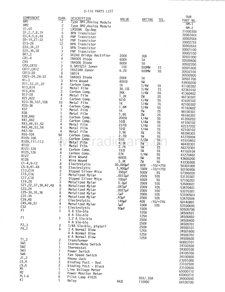 AudioResearch-D110-pwr-sch维修电路原理图.pdf_第3页