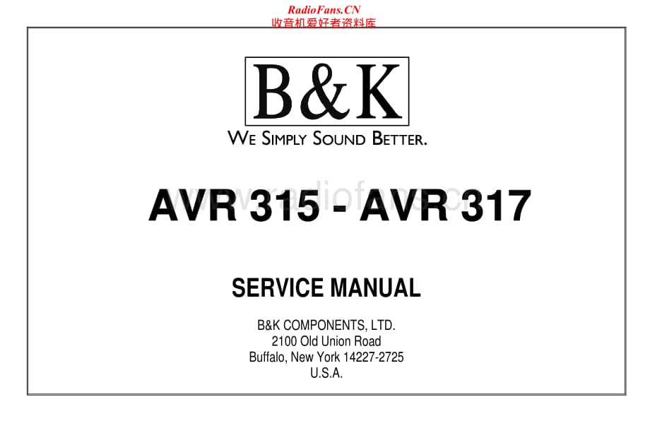 B&K-AVR315-avr-sch维修电路原理图.pdf_第1页