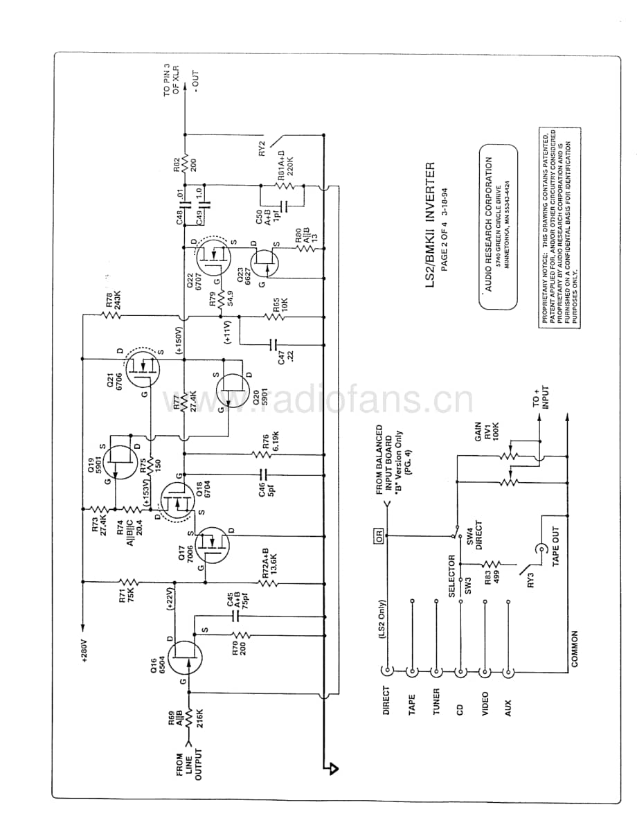 AudioResearch-LS2-pre-sm维修电路原理图.pdf_第3页