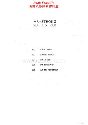 ArmstrongAudio-600series-int-sm维修电路原理图.pdf