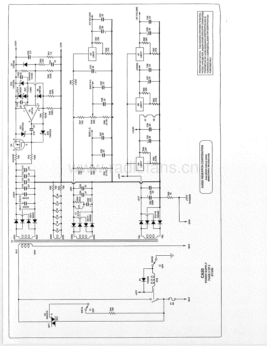 AudioResearch-CA50-int-sch1维修电路原理图.pdf_第3页