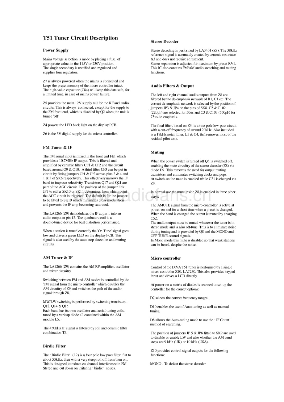 Arcam-DivaT51-tun-sm维修电路原理图.pdf_第3页