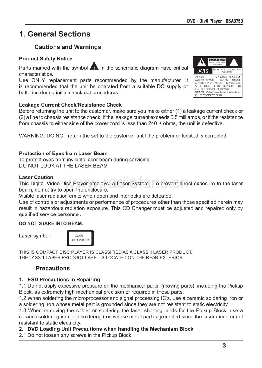 Belson-BSA-cd-sm维修电路原理图.pdf_第3页