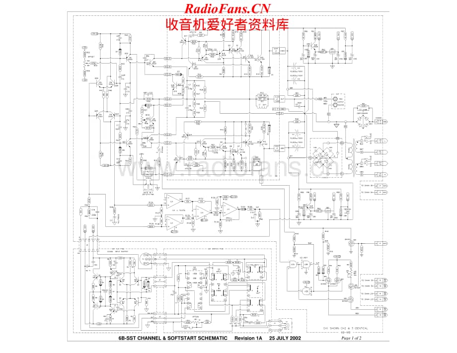 Bryston-6B-SST-pwr-sch维修电路原理图.pdf_第1页