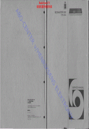 B&O-Beomaster1001-type-2504维修电路原理图.pdf