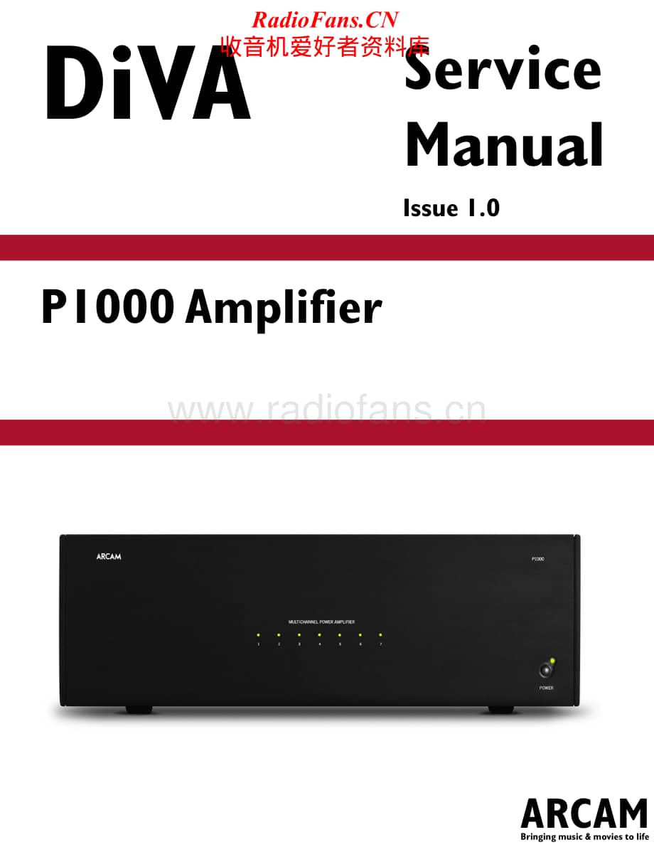 Arcam-DivaP1000-pwr-sm维修电路原理图.pdf_第1页