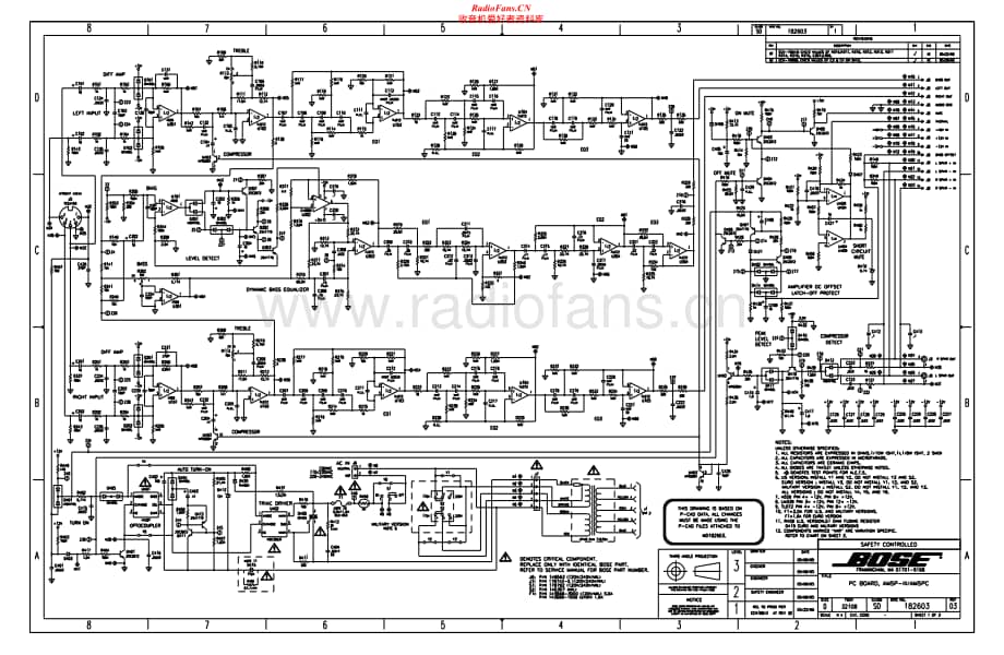 Bose-Am5Plll-pwr-sch维修电路原理图.pdf_第1页