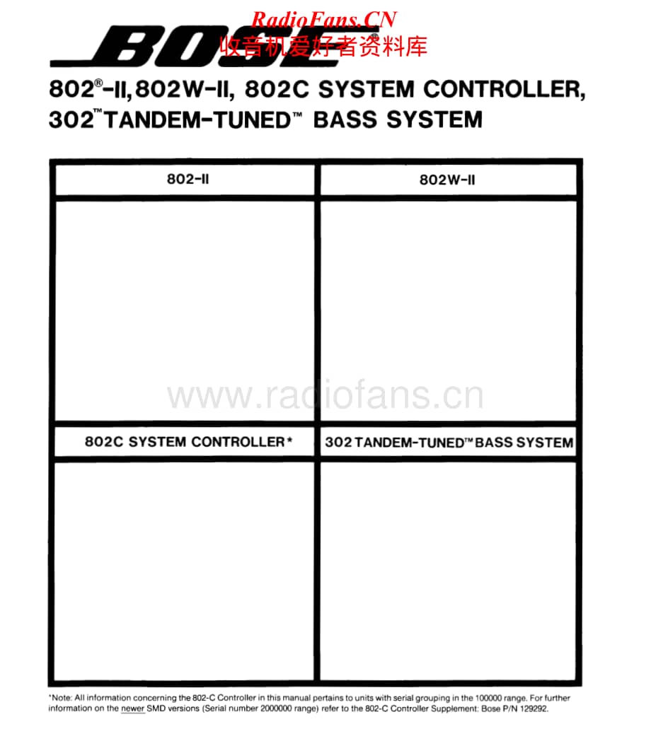 Bose-802W-sc-sm维修电路原理图.pdf_第1页