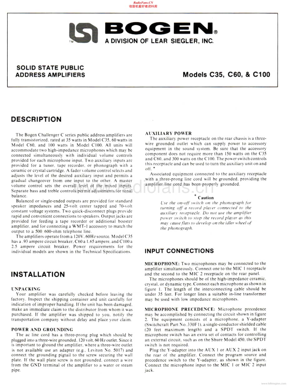 Bogen-C60-pa-sm维修电路原理图.pdf_第1页