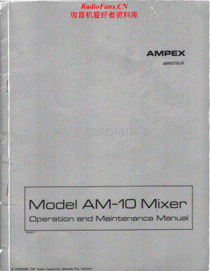 Ampex-AM10-mix-sm维修电路原理图.pdf