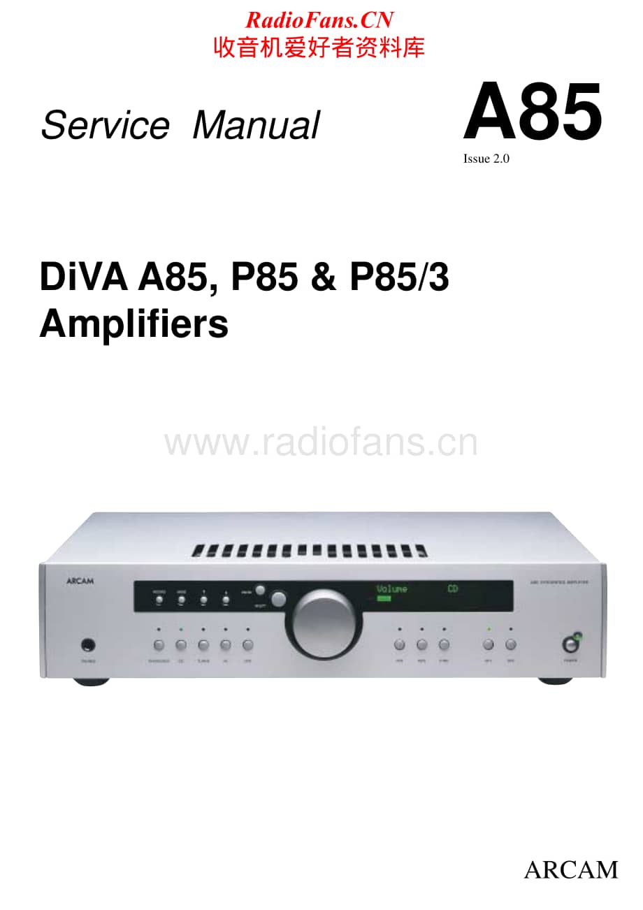 Arcam-DivaP85-int-sm维修电路原理图.pdf_第1页