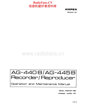 Ampex-AG440B-tape-sm维修电路原理图.pdf