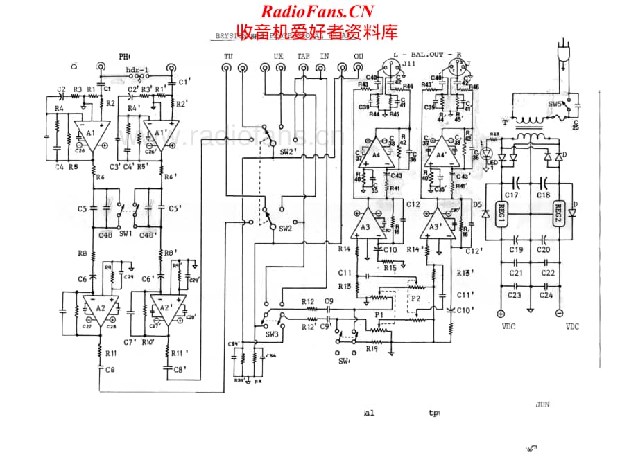 Bryston-BP5-pre-sch维修电路原理图.pdf_第1页