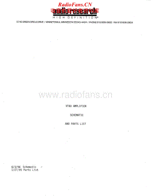 AudioResearch-VT60-pwr-sch维修电路原理图.pdf