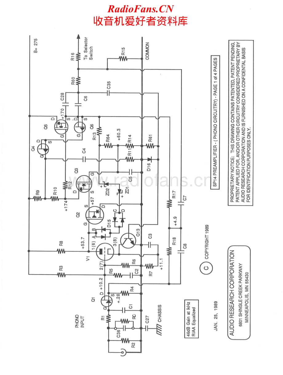 AudioResearch-SP14-pre-sch维修电路原理图.pdf_第2页