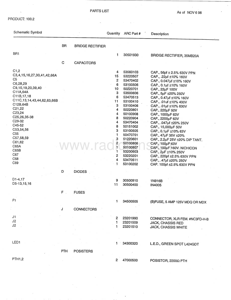 AudioResearch-100.2-pwr-sch维修电路原理图.pdf_第3页