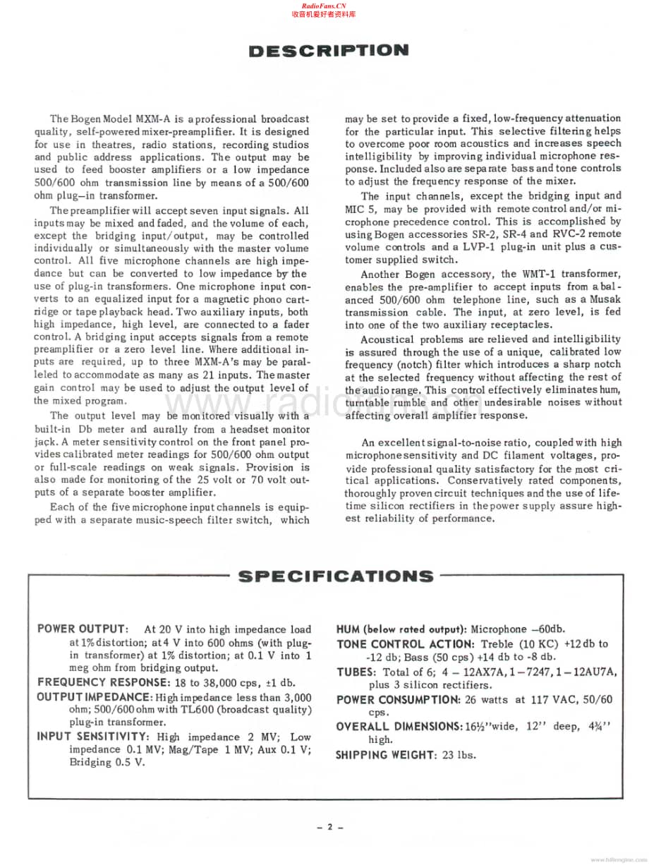 Bogen-MXMA-pre-sm维修电路原理图.pdf_第2页