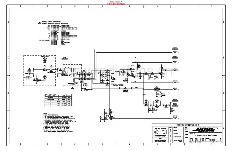 Bose-Wave1996-sch维修电路原理图.pdf_第1页