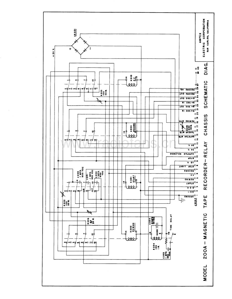 Ampex-200A-tape-sch维修电路原理图.pdf_第3页