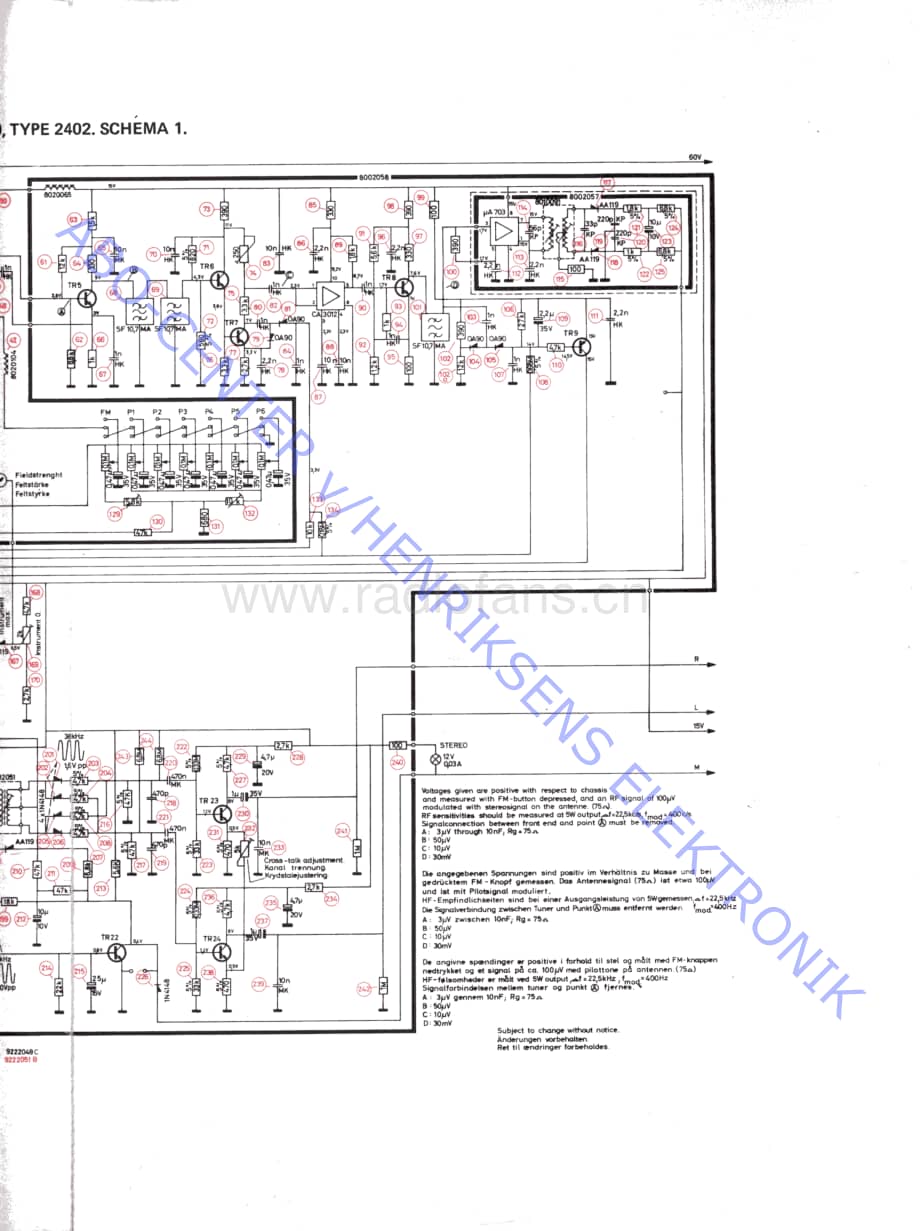 B&O-Beomaster3000-type-2402维修电路原理图.pdf_第3页