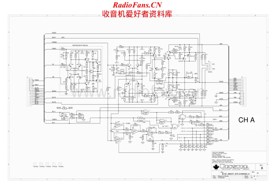 Bryston-B100-2B-SST875-sch维修电路原理图.pdf_第1页