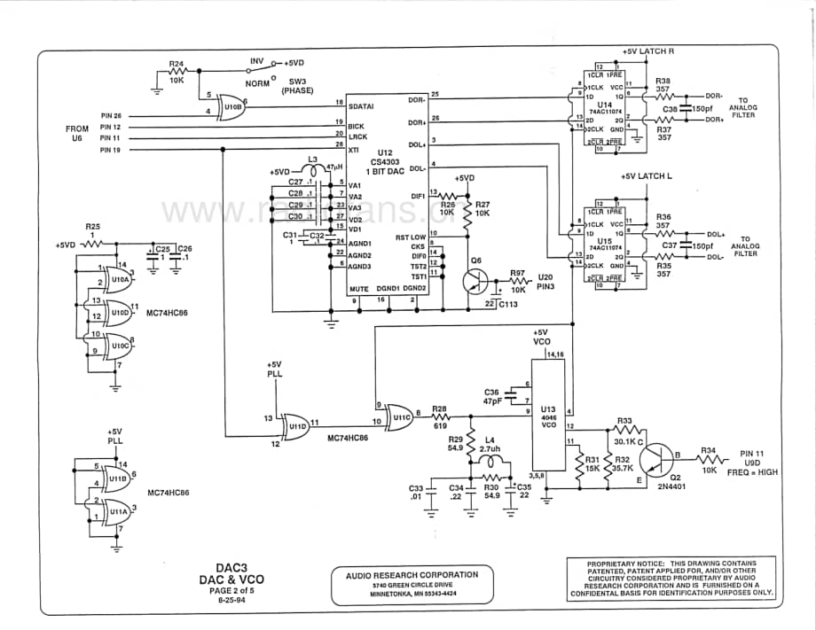 AudioResearch-DAC3-dac-sch维修电路原理图.pdf_第3页