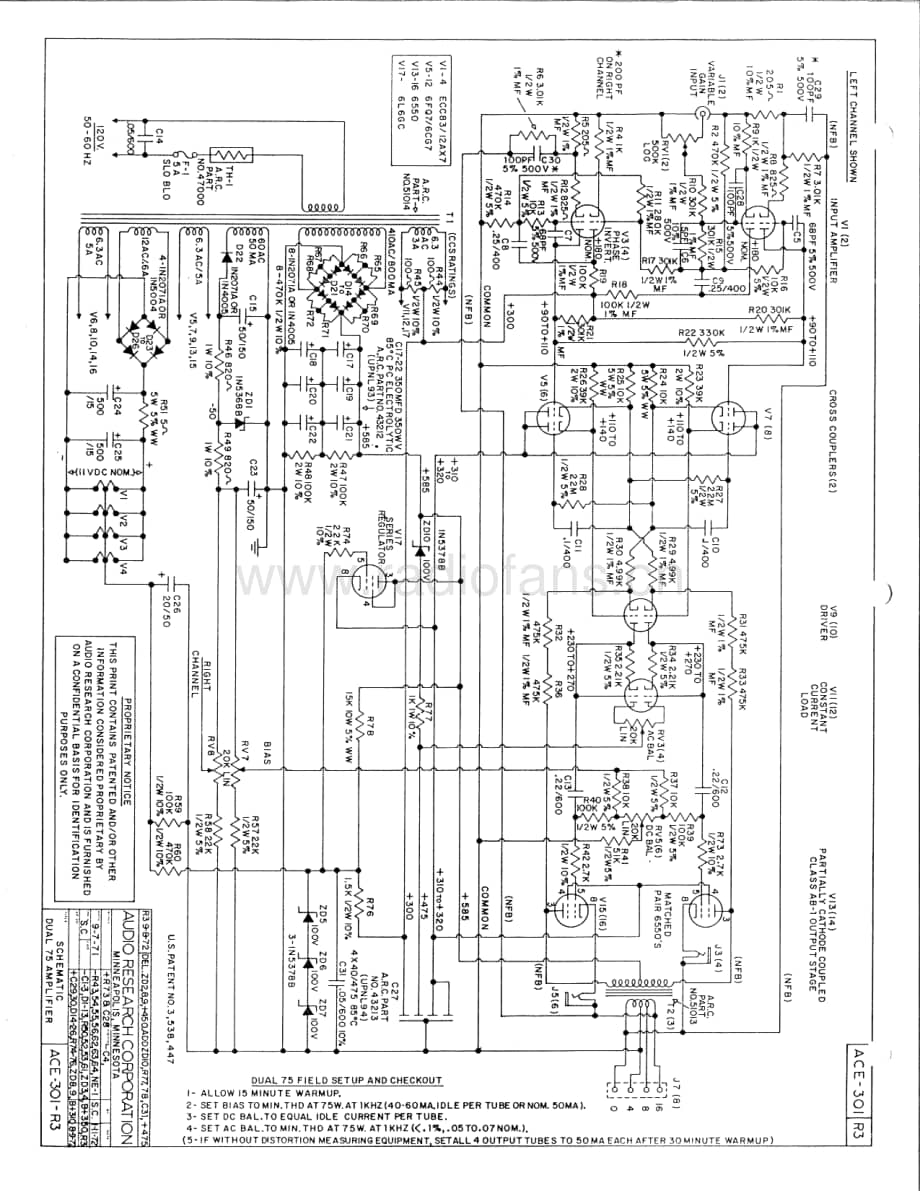 AudioResearch-D75-pwr-sch维修电路原理图.pdf_第3页